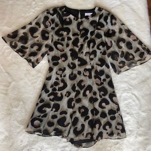 Cheetah romper